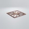 Ekena Millwork Small Swansea Decorative Fretwork Wood Wall Panels, Wood (Paint Grade), 11 3/8"W x 11 3/8"H x 3/8"T WALW12X12X0375SWNMF - alternate 3